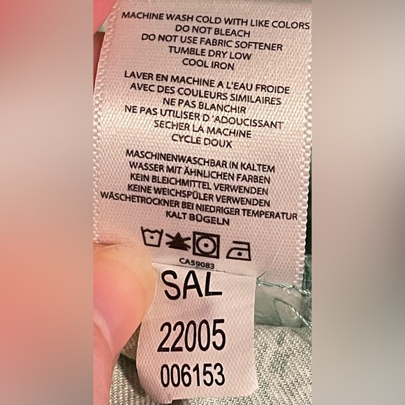 Noble Outfitters Mint Green Geometric Western Shirt – Size M - Picture 8 of 10